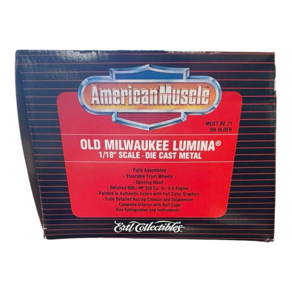 Andy Belmont Ertl 1:18 Old Milwaukee Lumina American Muscle Scale Die Cast‎